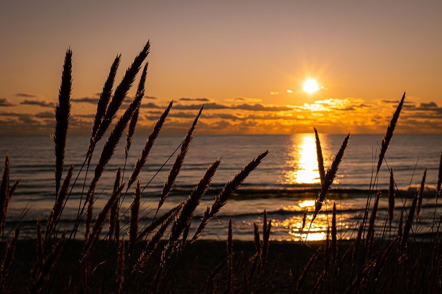 Sunset at beach