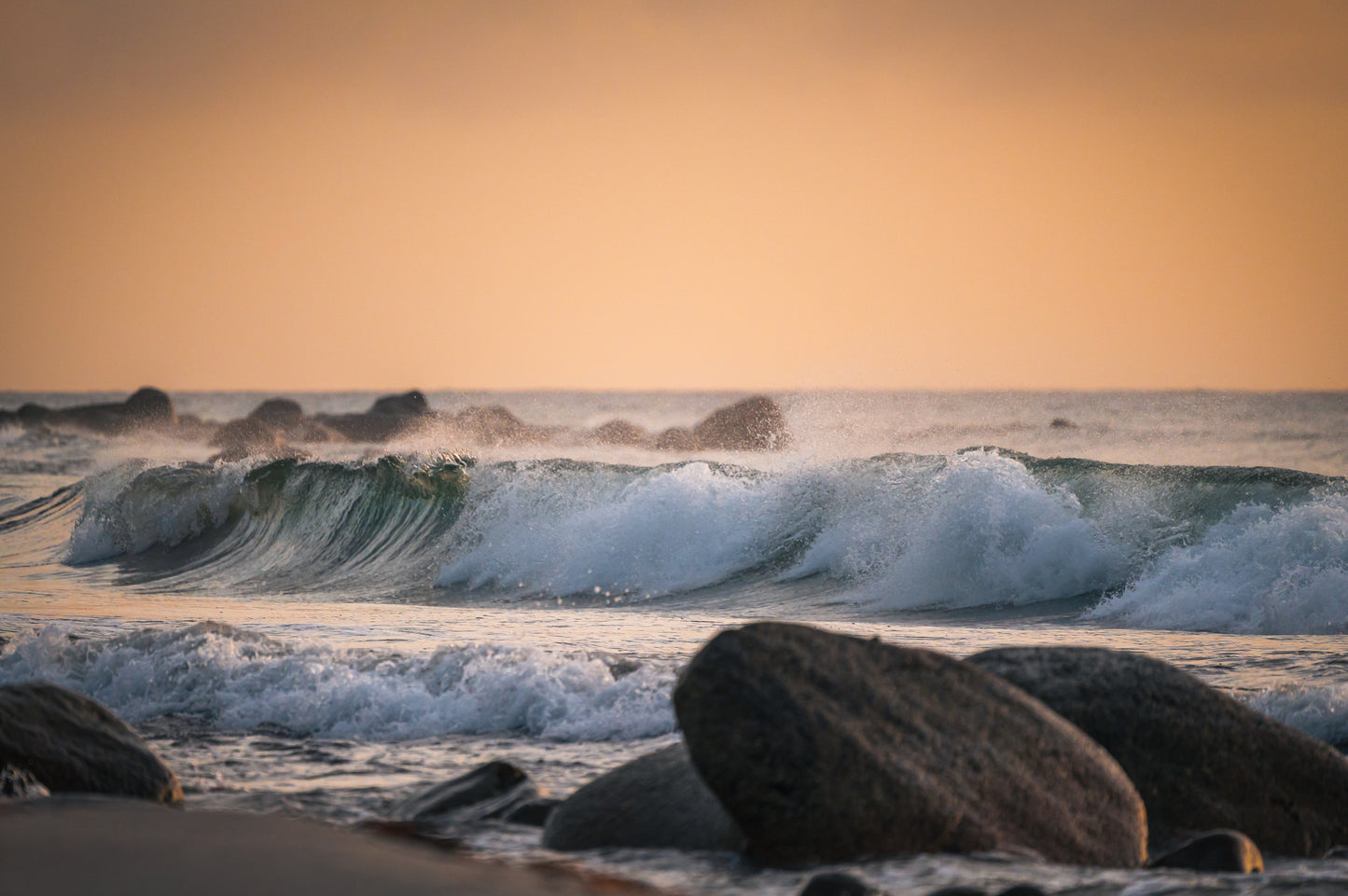 Waves at shore
