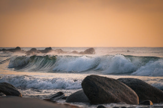 Waves at shore